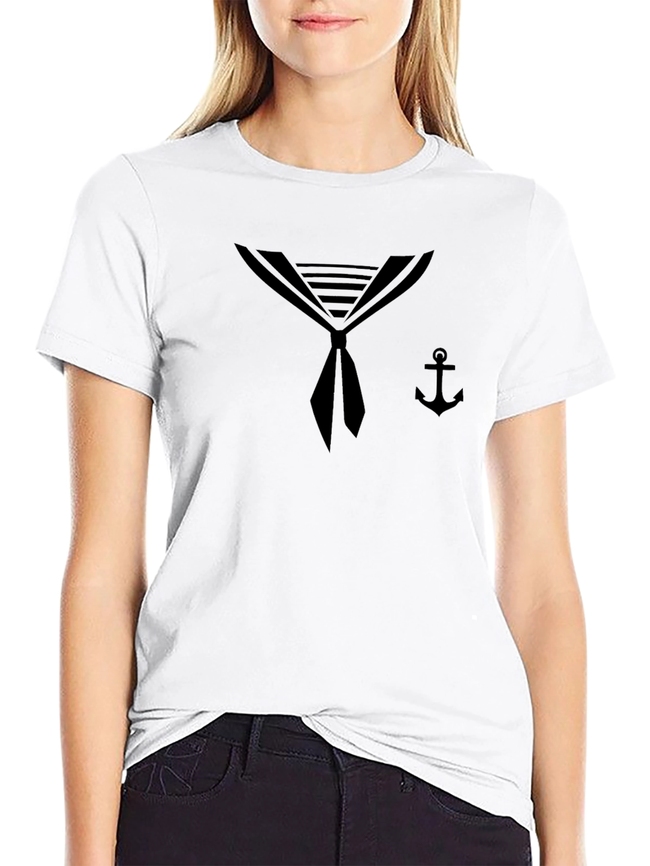 Nautical Sailor Style Graphic Tee