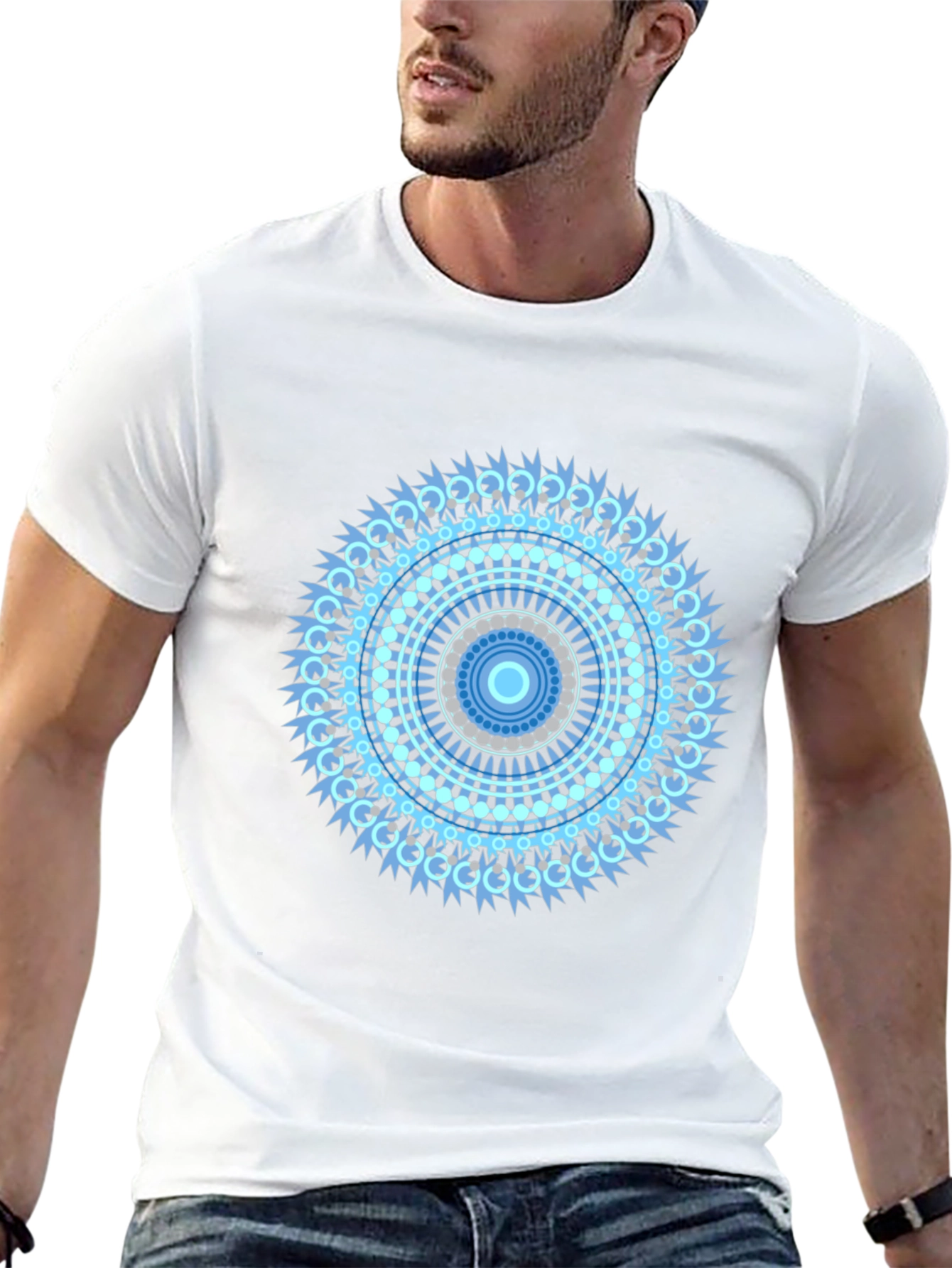 Mandala Graphic Black T-Shirt - Unique Design