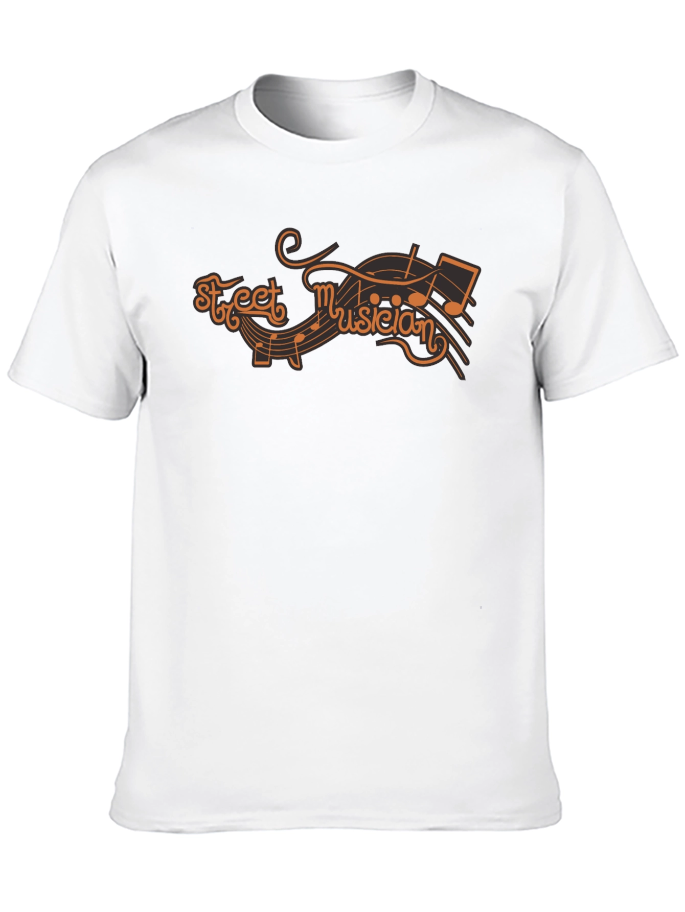 Street Musician Graphic T-Shirt - Black