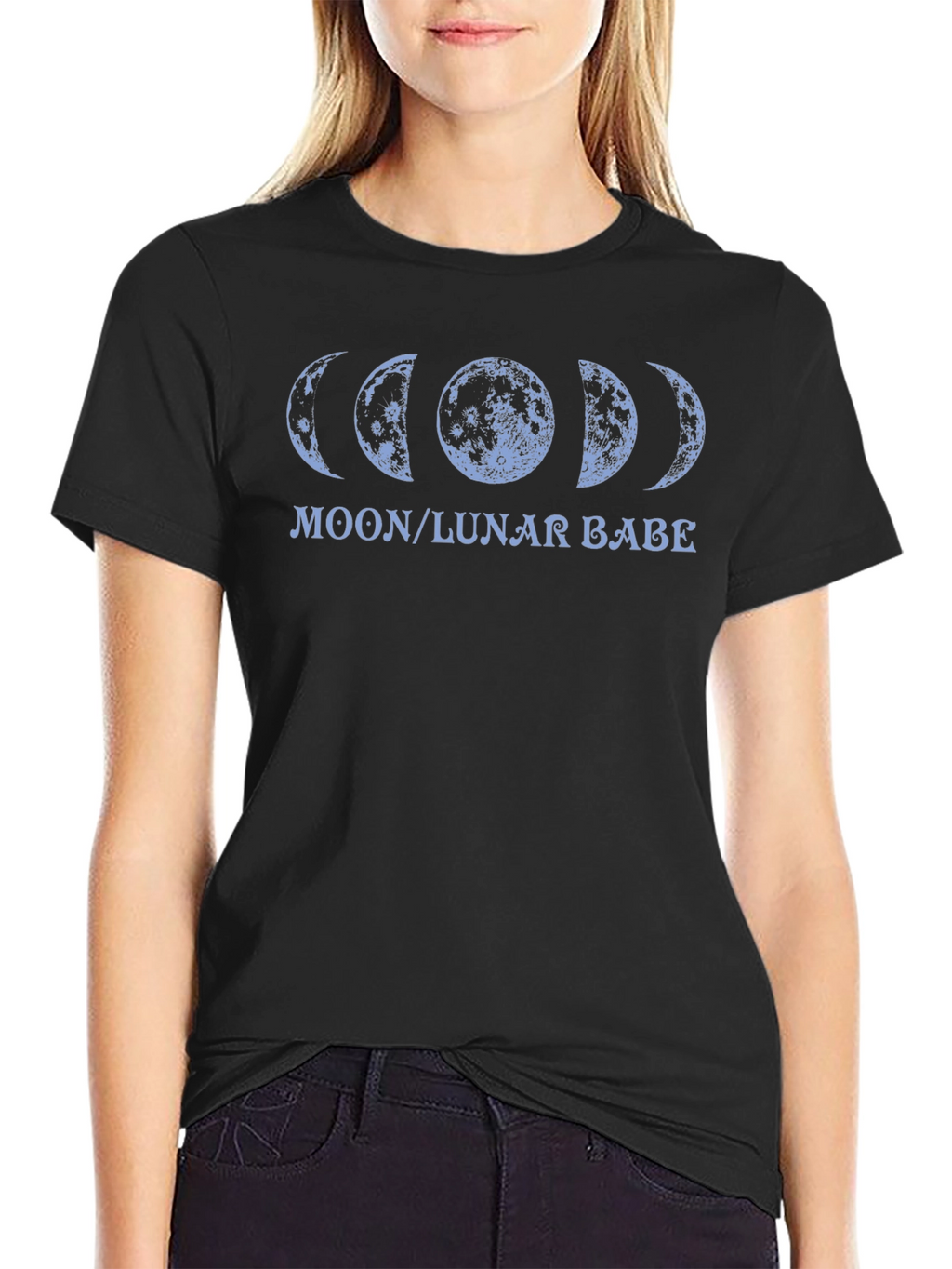 Moon Phases Graphic Tee - Lunar Babe T-Shirt