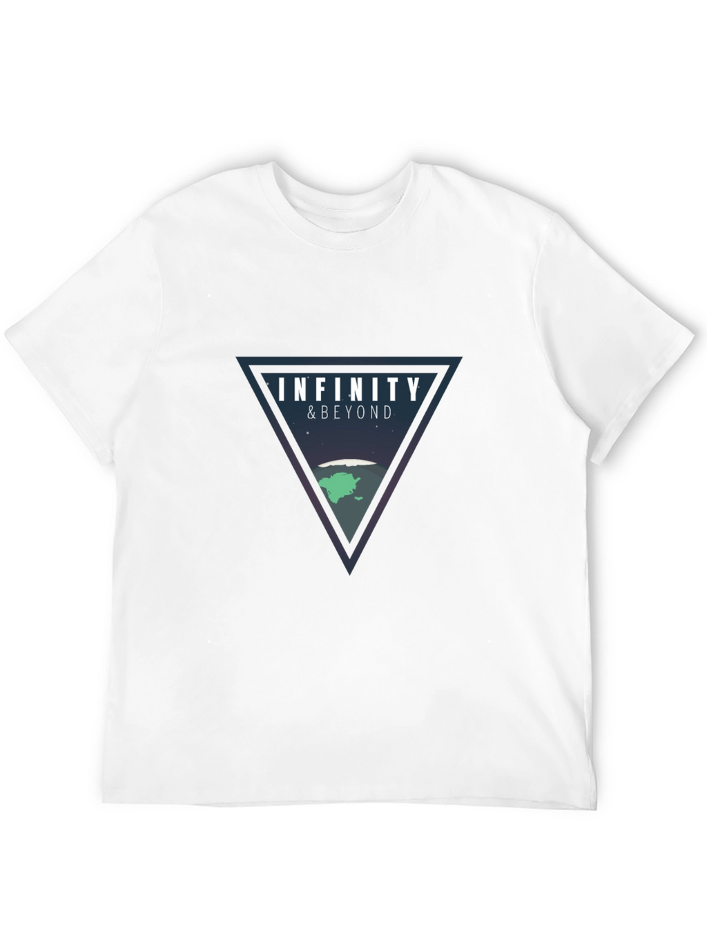Infinity & Beyond Graphic Tee - Black Cotton Blend