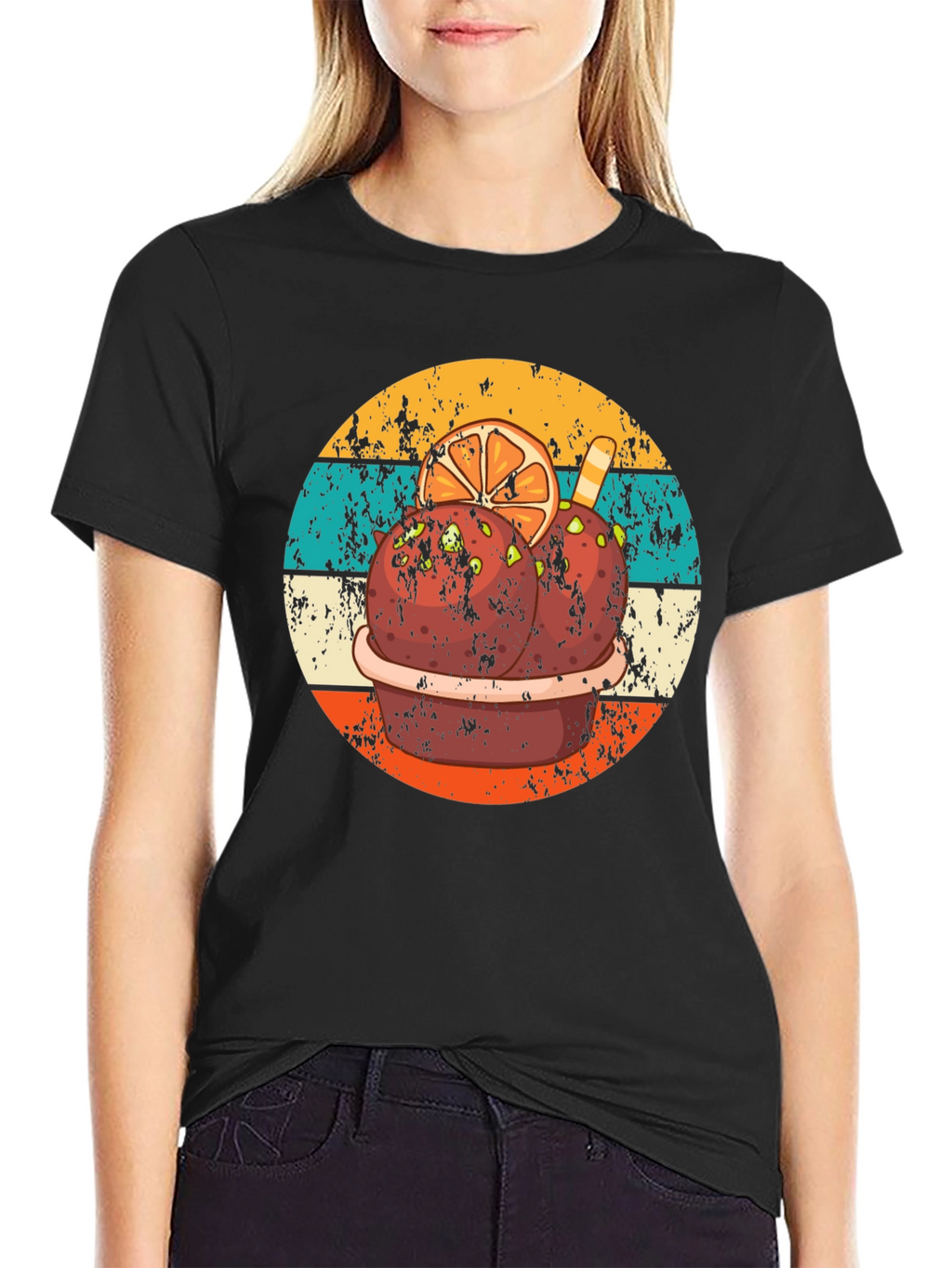 Horchata Inspired Graphic Tee - Black T-Shirt