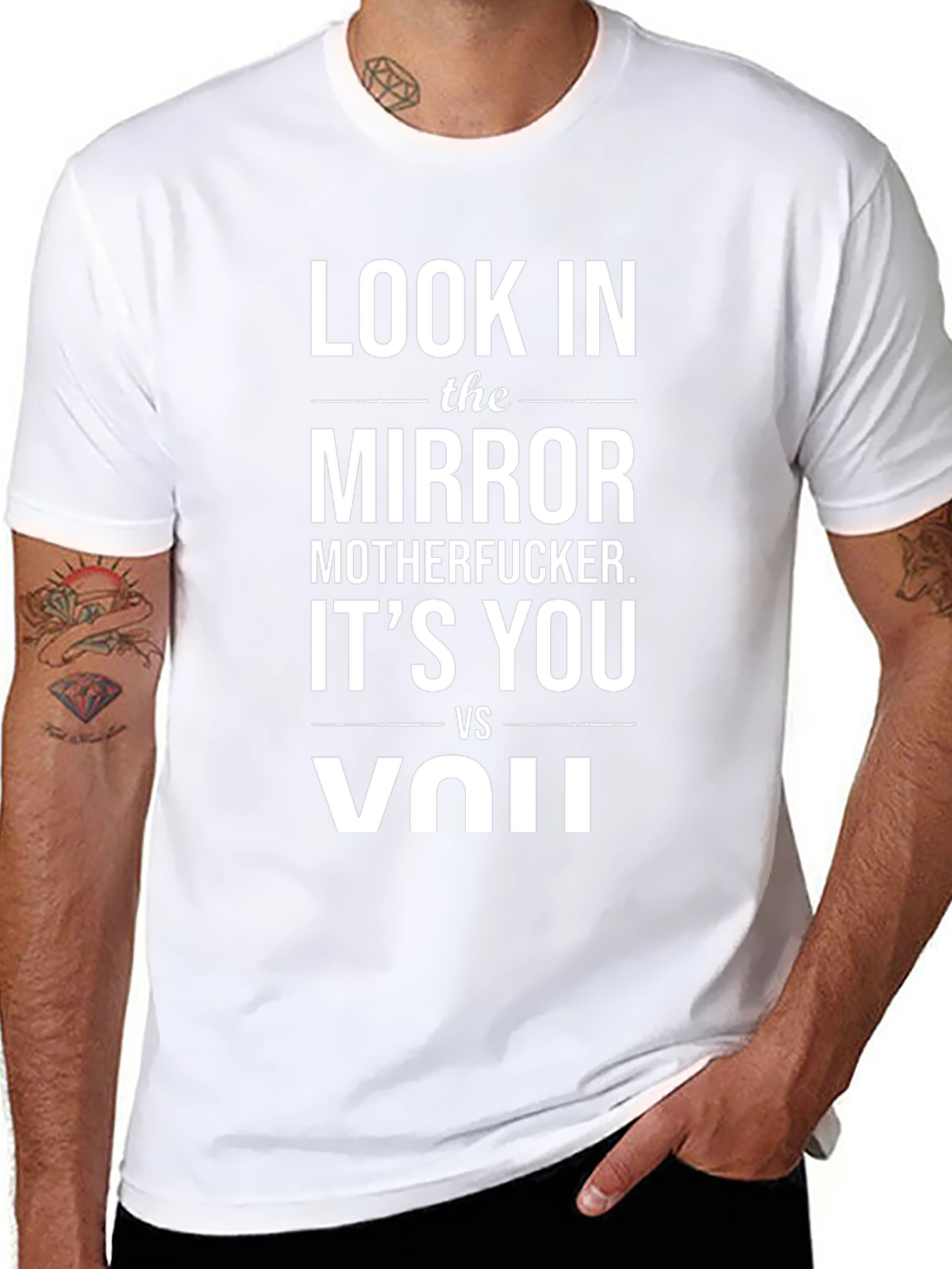 Look In The Mirror Motherfucker T-Shirt