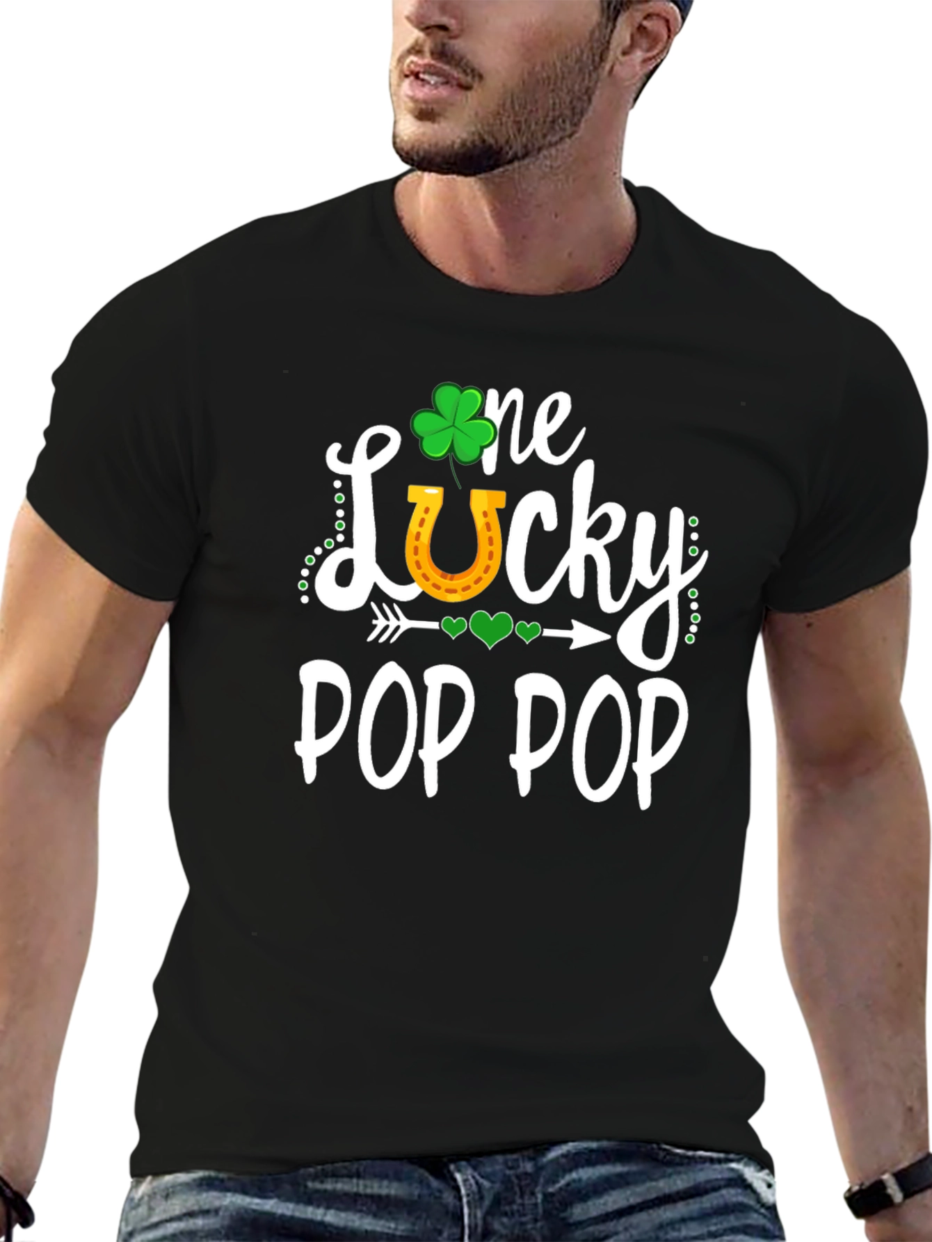 Lucky Pop Pop St. Patricks Day T-Shirt