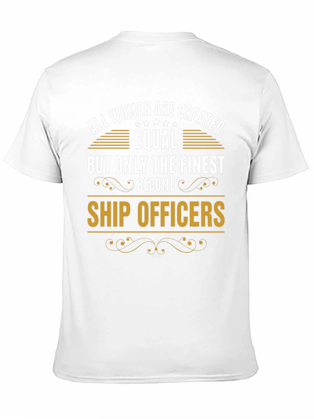 Finest Women Ship Officers Black Graphic Tee
