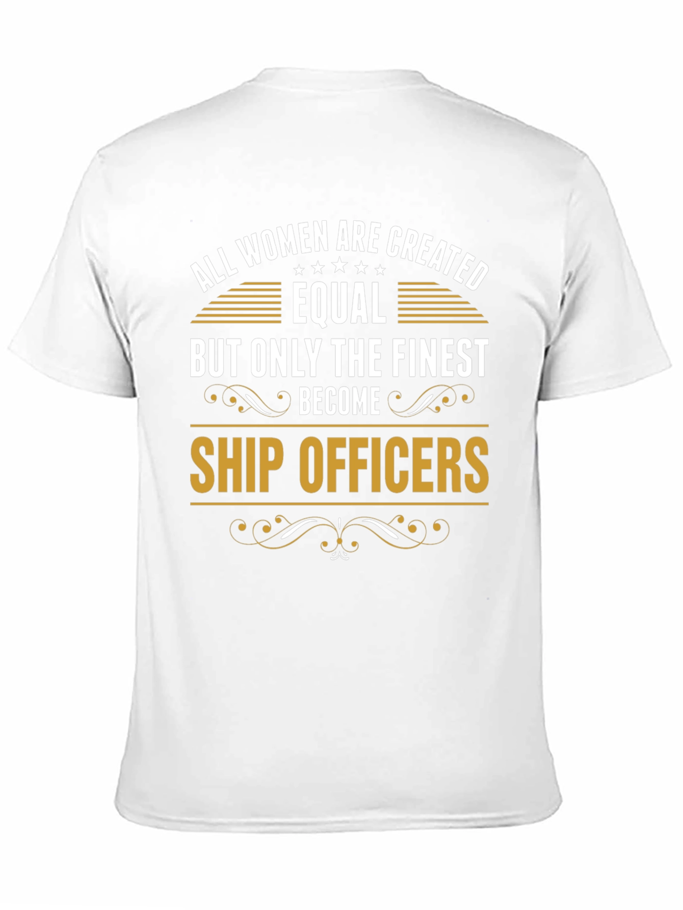 Finest Women Ship Officers Black Graphic Tee