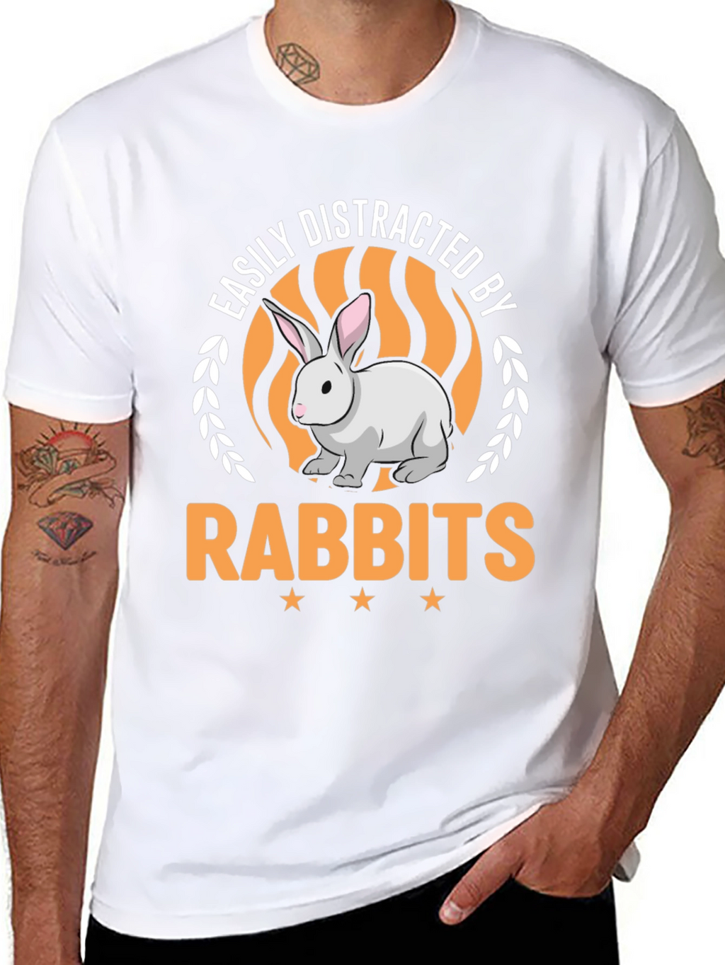 Easily Distracted By Rabbits T-Shirt