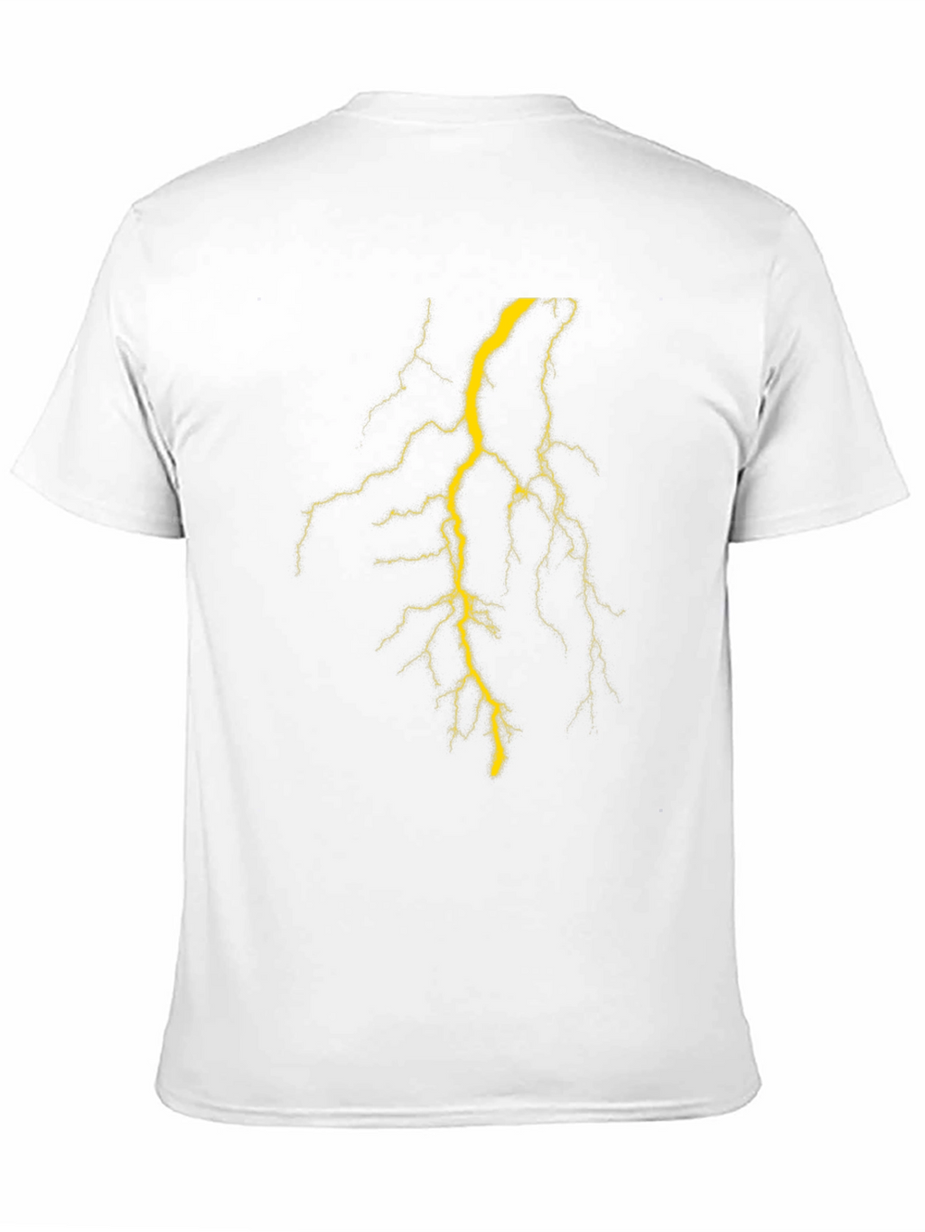 Lightning Bolt Graphic T-Shirt - Black