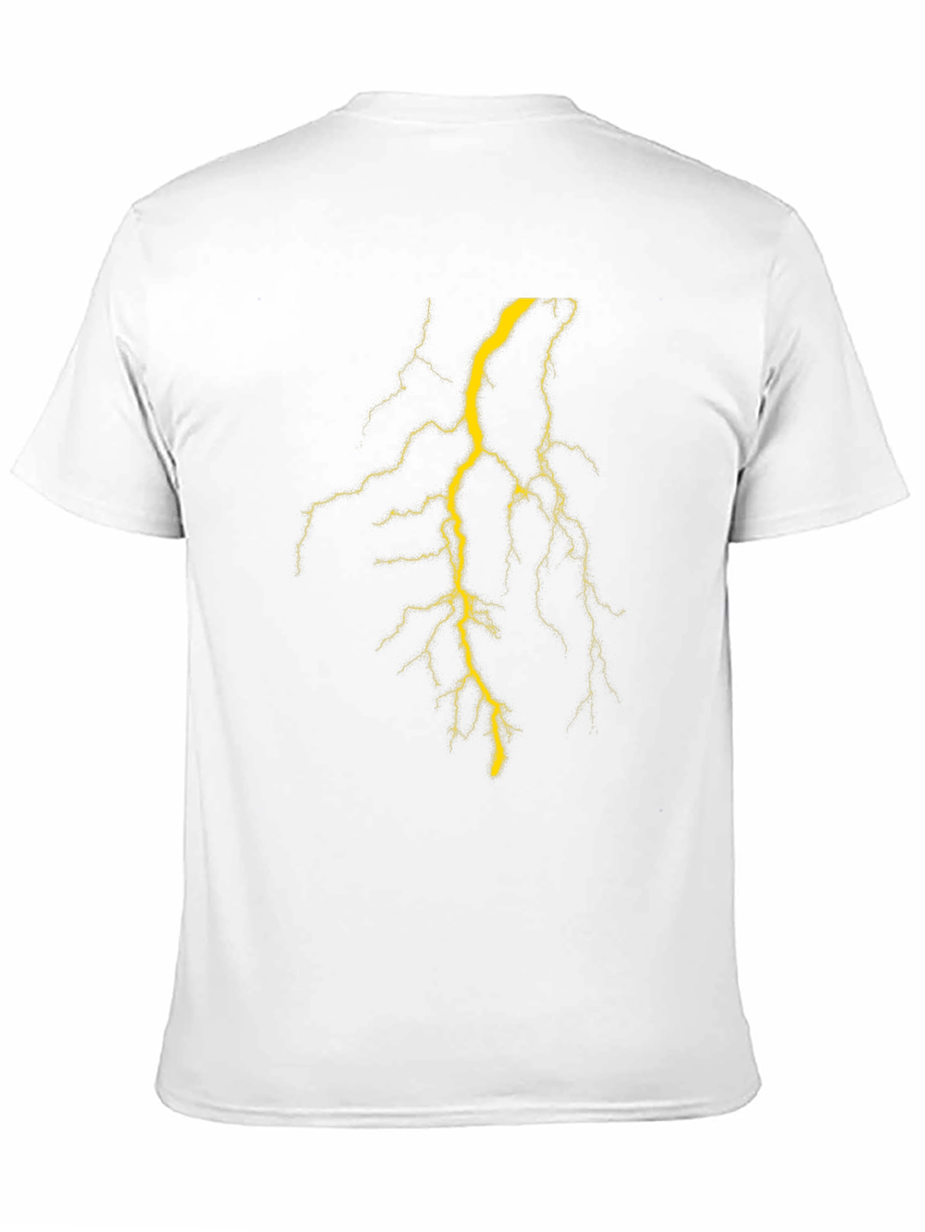 Lightning Bolt Graphic T-Shirt - Black
