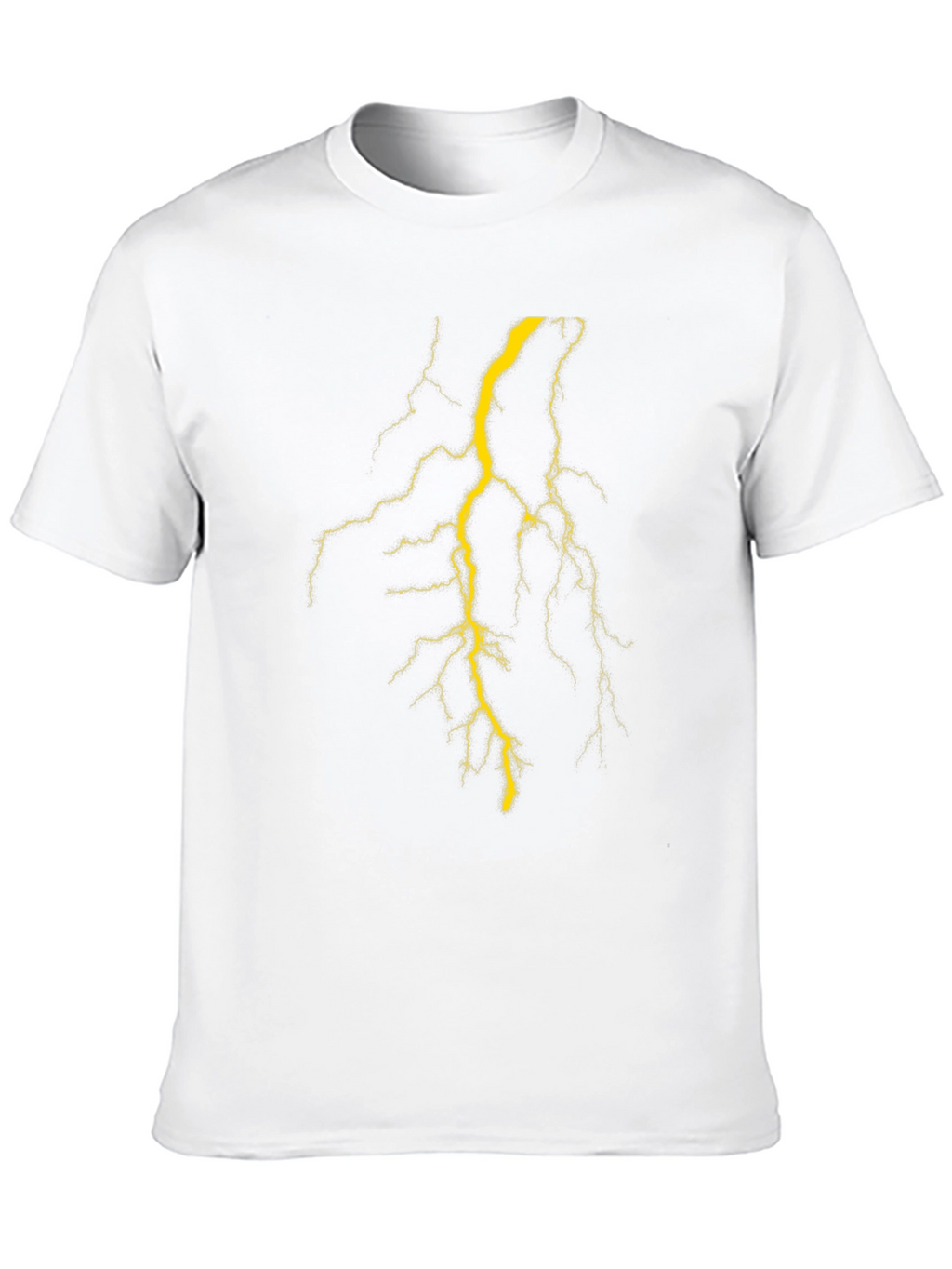 Lightning Bolt Graphic T-Shirt - Black