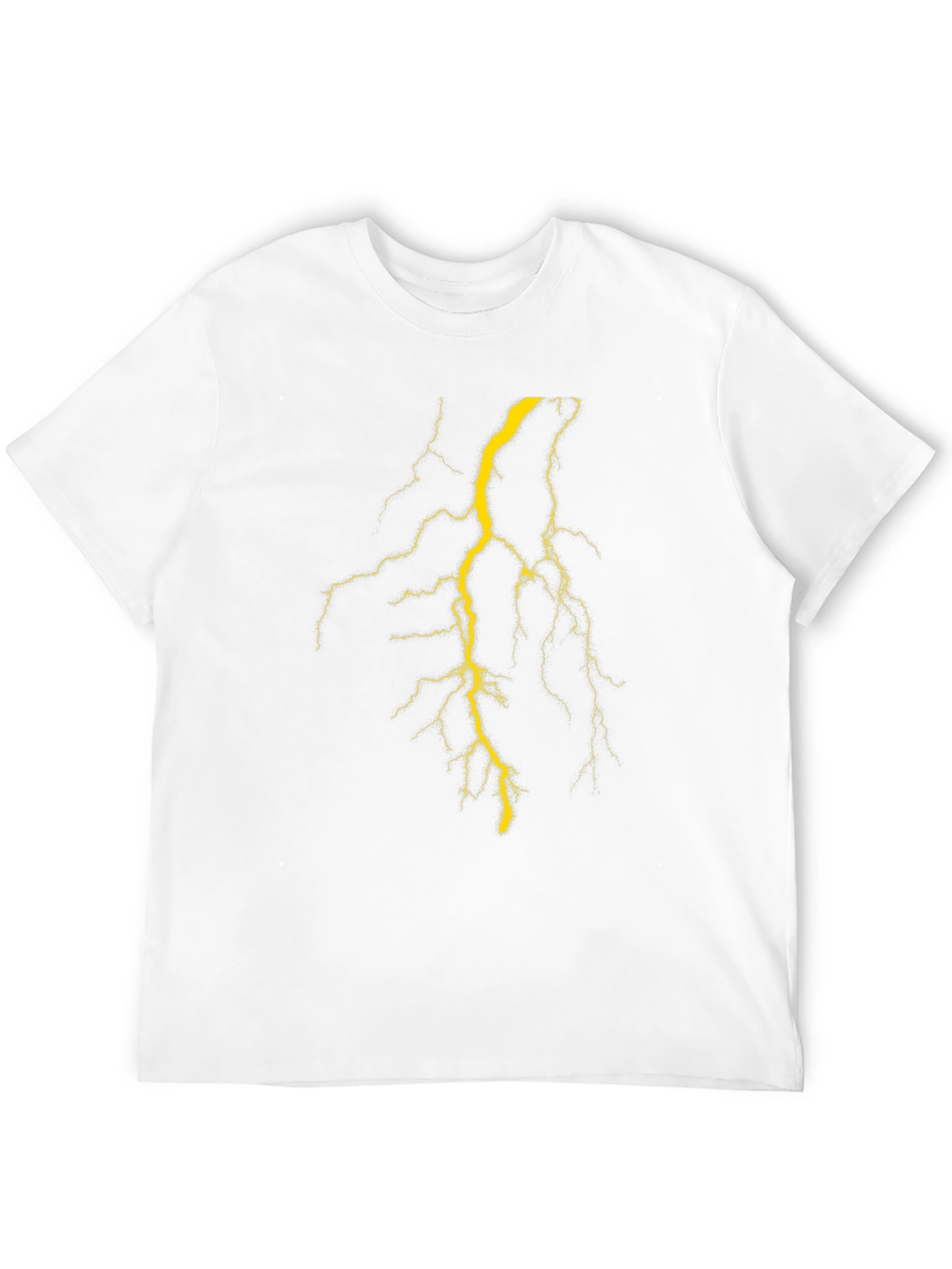 Lightning Bolt Graphic T-Shirt - Black