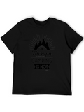 Camping Therapy Graphic Tee - Black Unisex