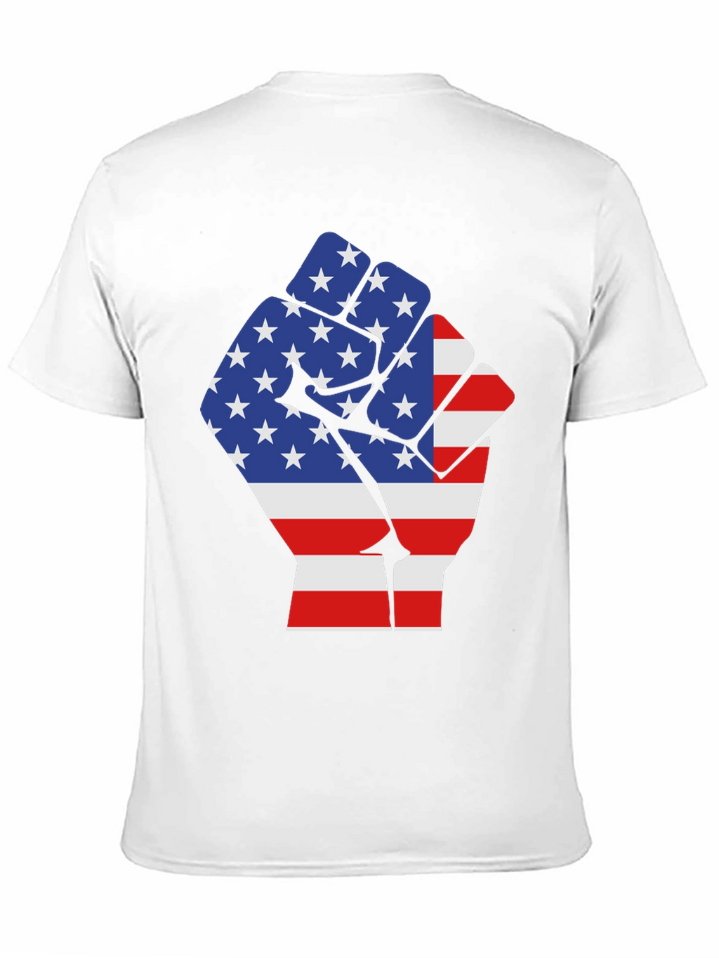 American Flag Fist Graphic T-Shirt