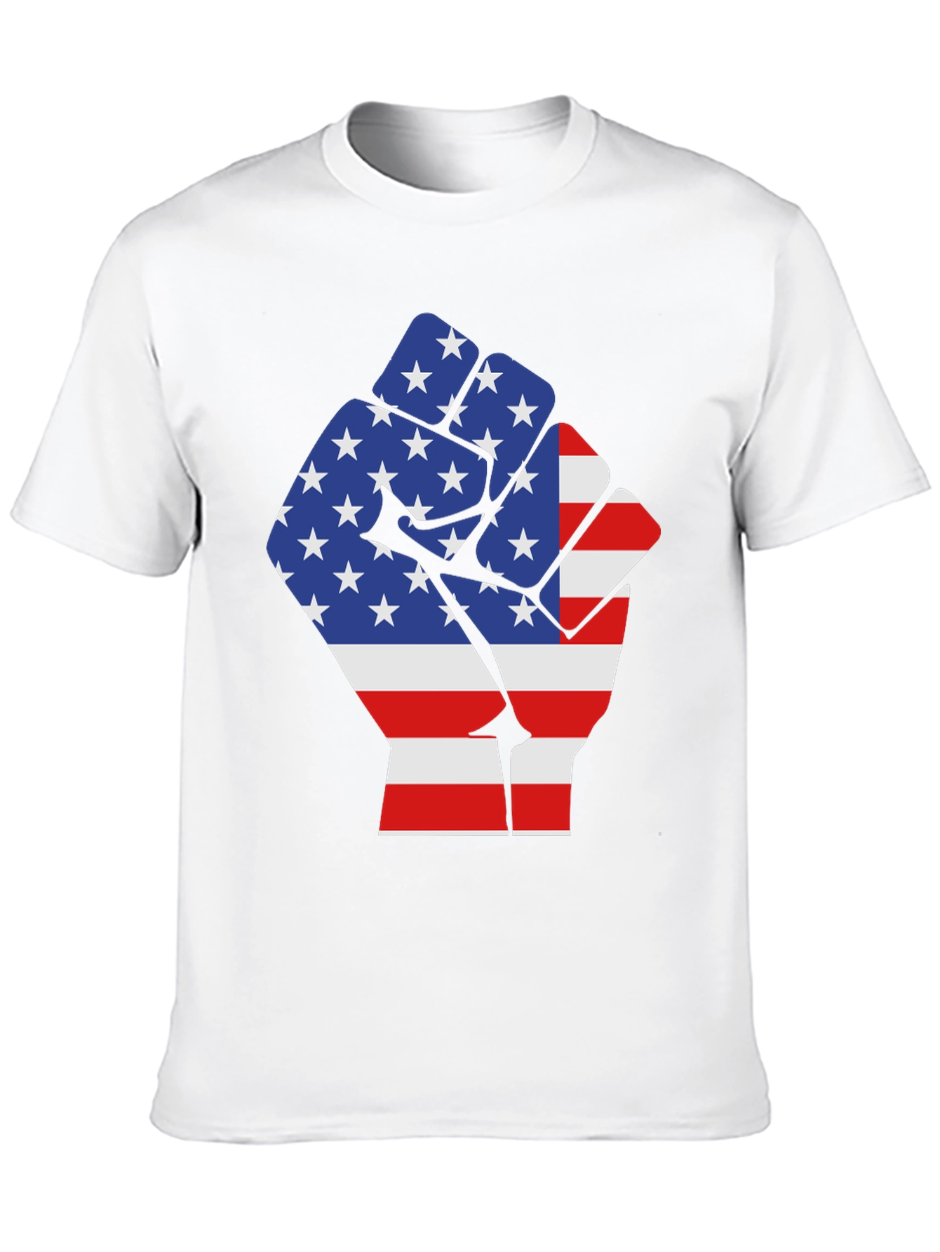 American Flag Fist Graphic T-Shirt