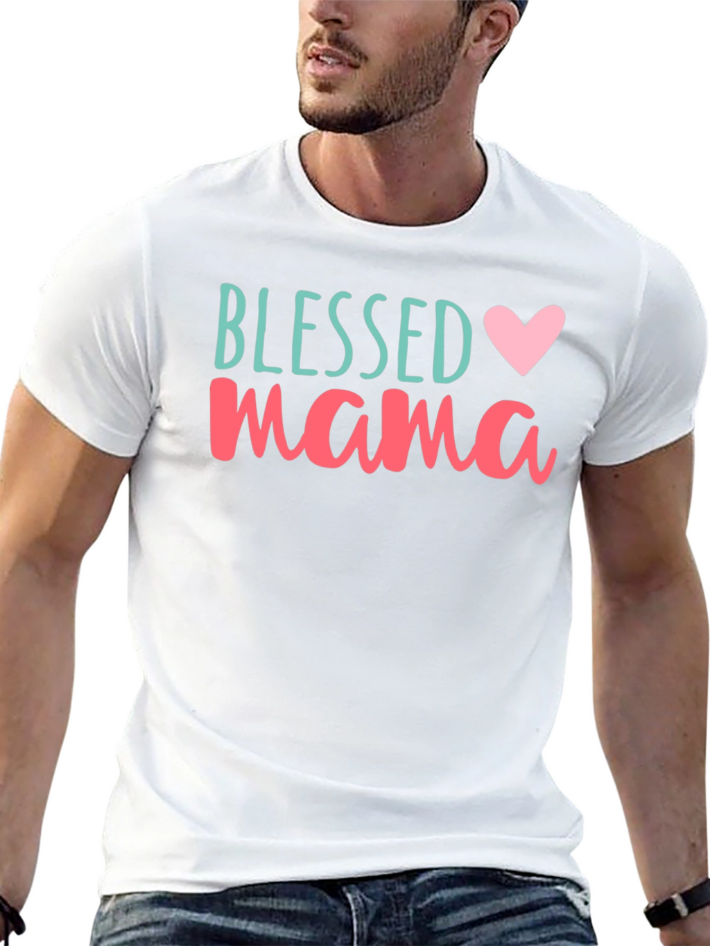 Blessed Mama T-Shirt - Cute Mothers Day Gift