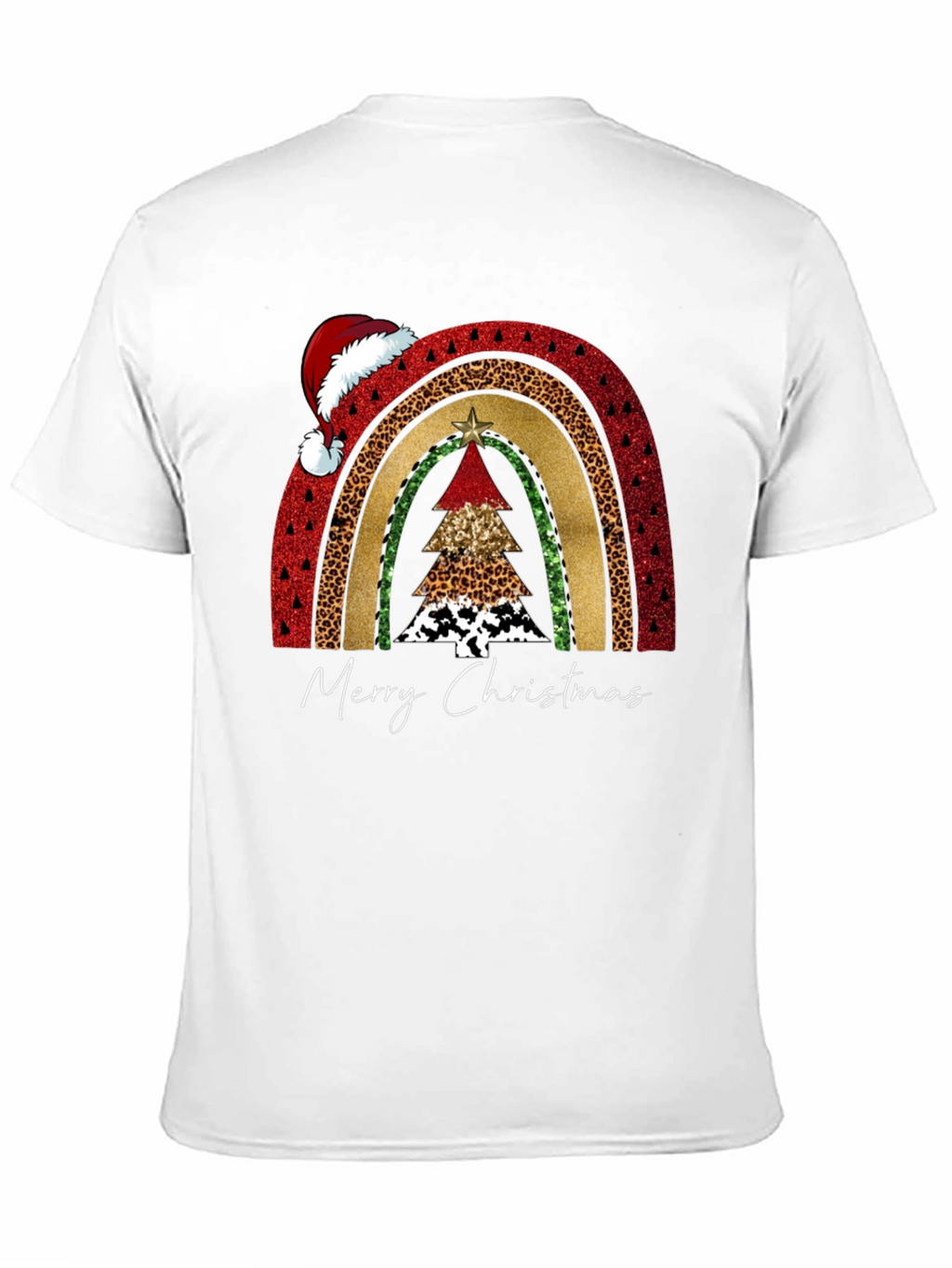 Festive Christmas Rainbow Tree T-Shirt