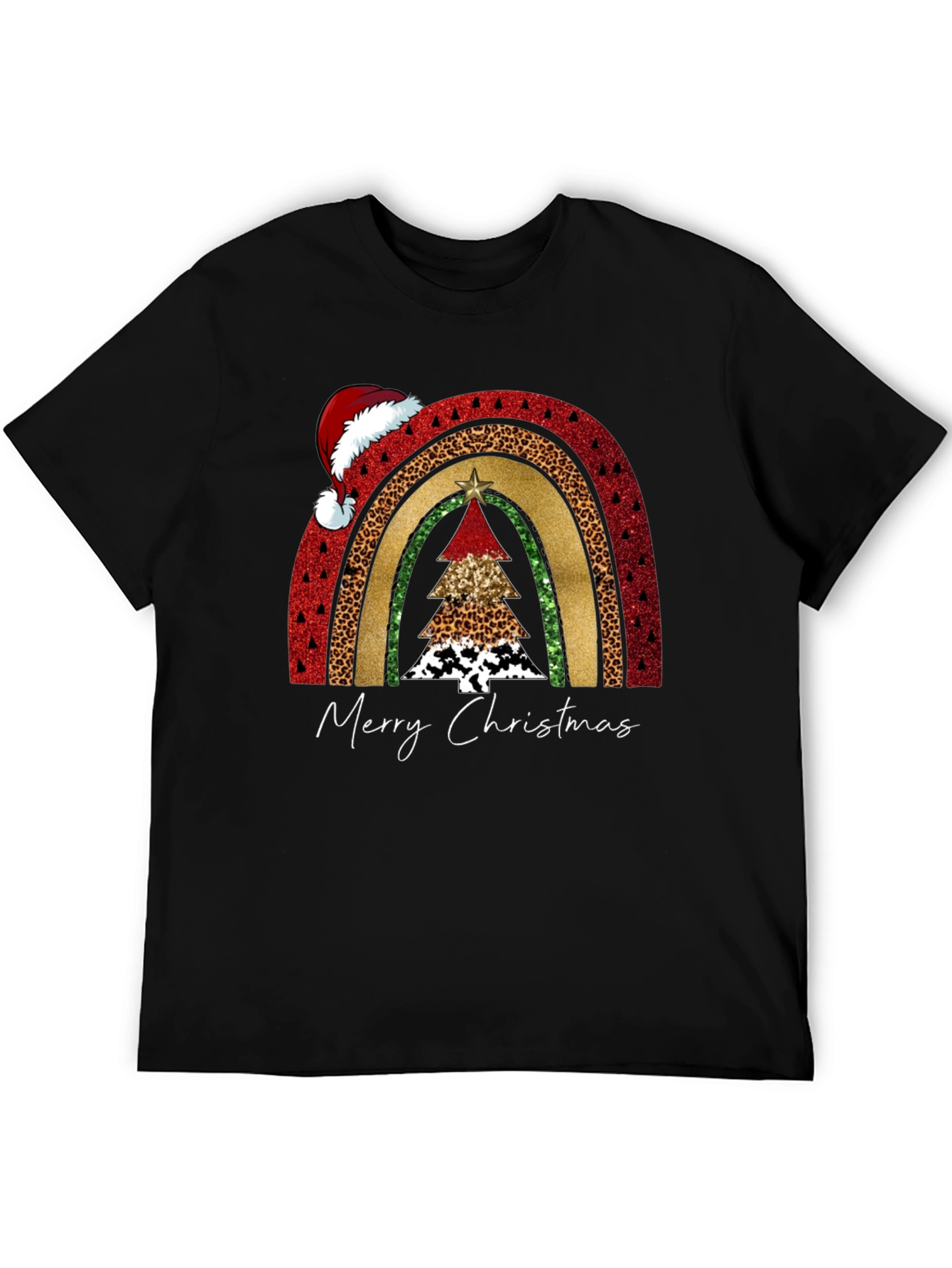 Festive Christmas Rainbow Tree T-Shirt