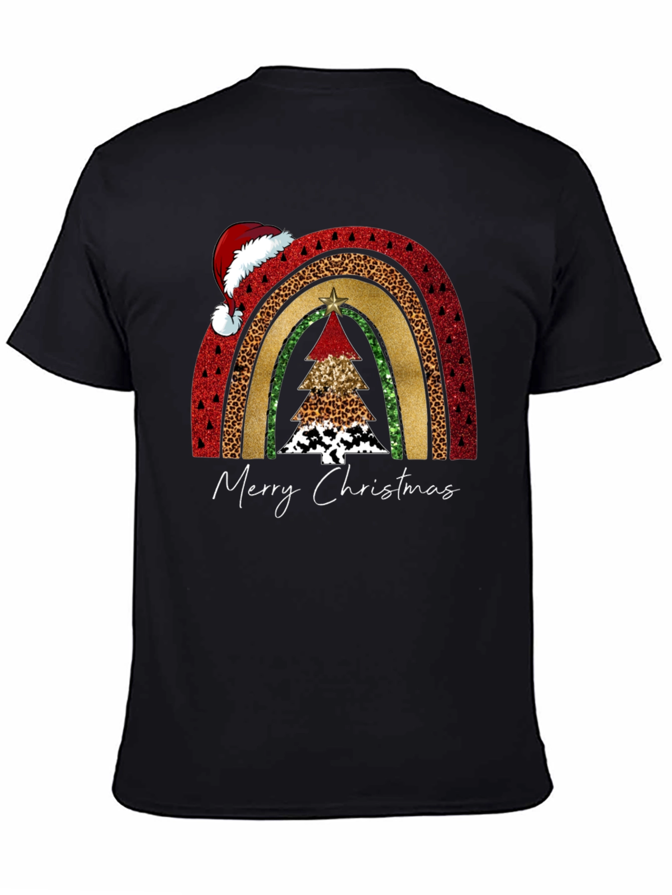 Festive Christmas Rainbow Tree T-Shirt