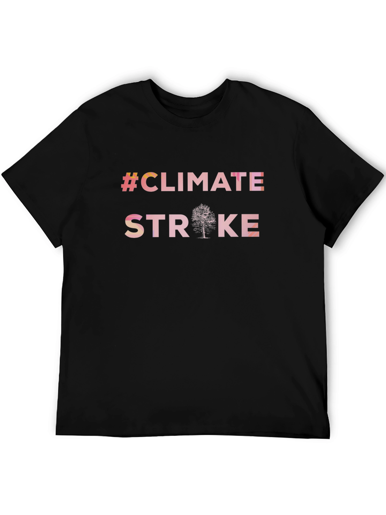 Climate Strike Graphic T-Shirt - Black Cotton Tee