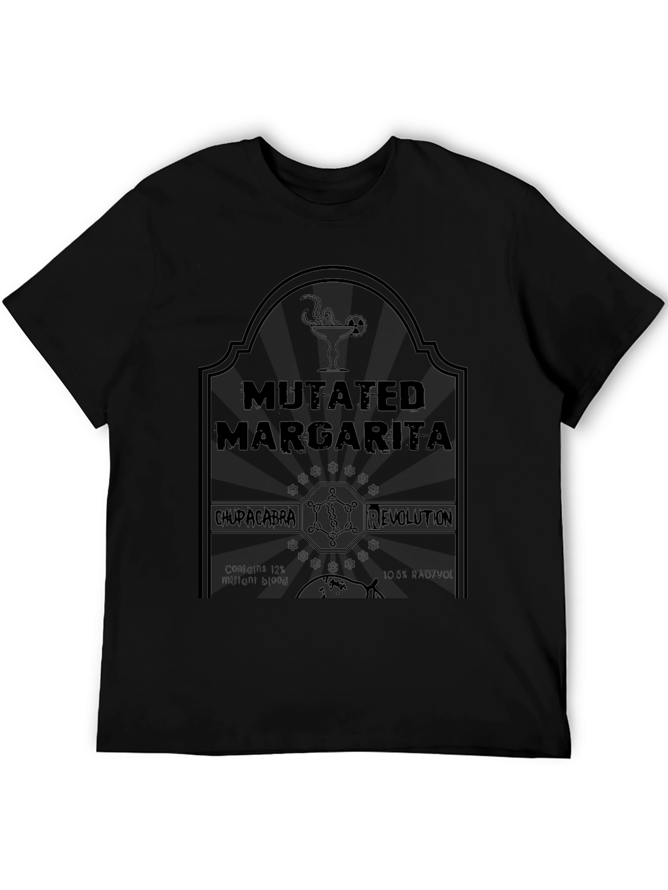 Mutated Margarita Graphic Tee - Chupacabra Revolution T-Shirt
