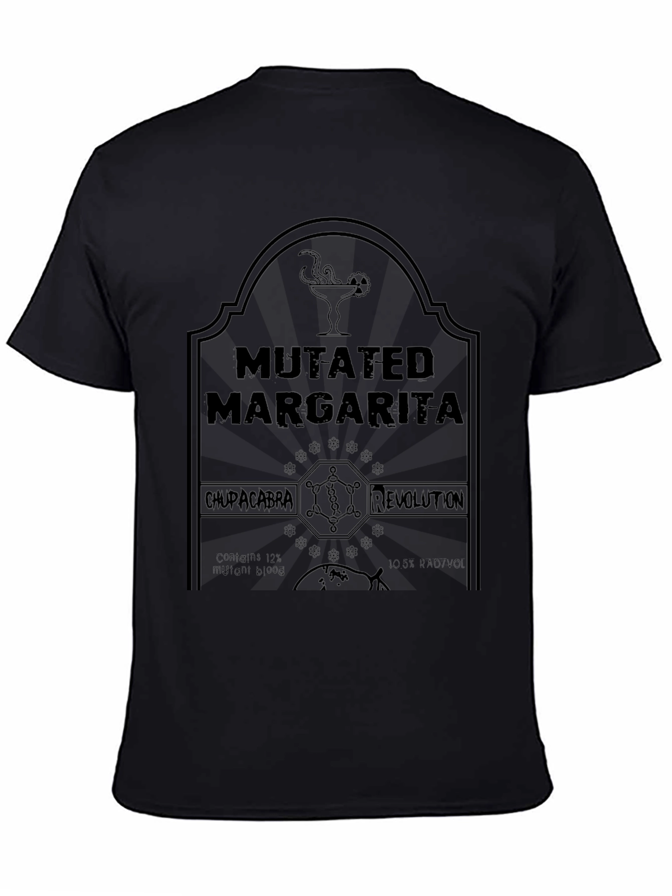 Mutated Margarita Graphic Tee - Chupacabra Revolution T-Shirt