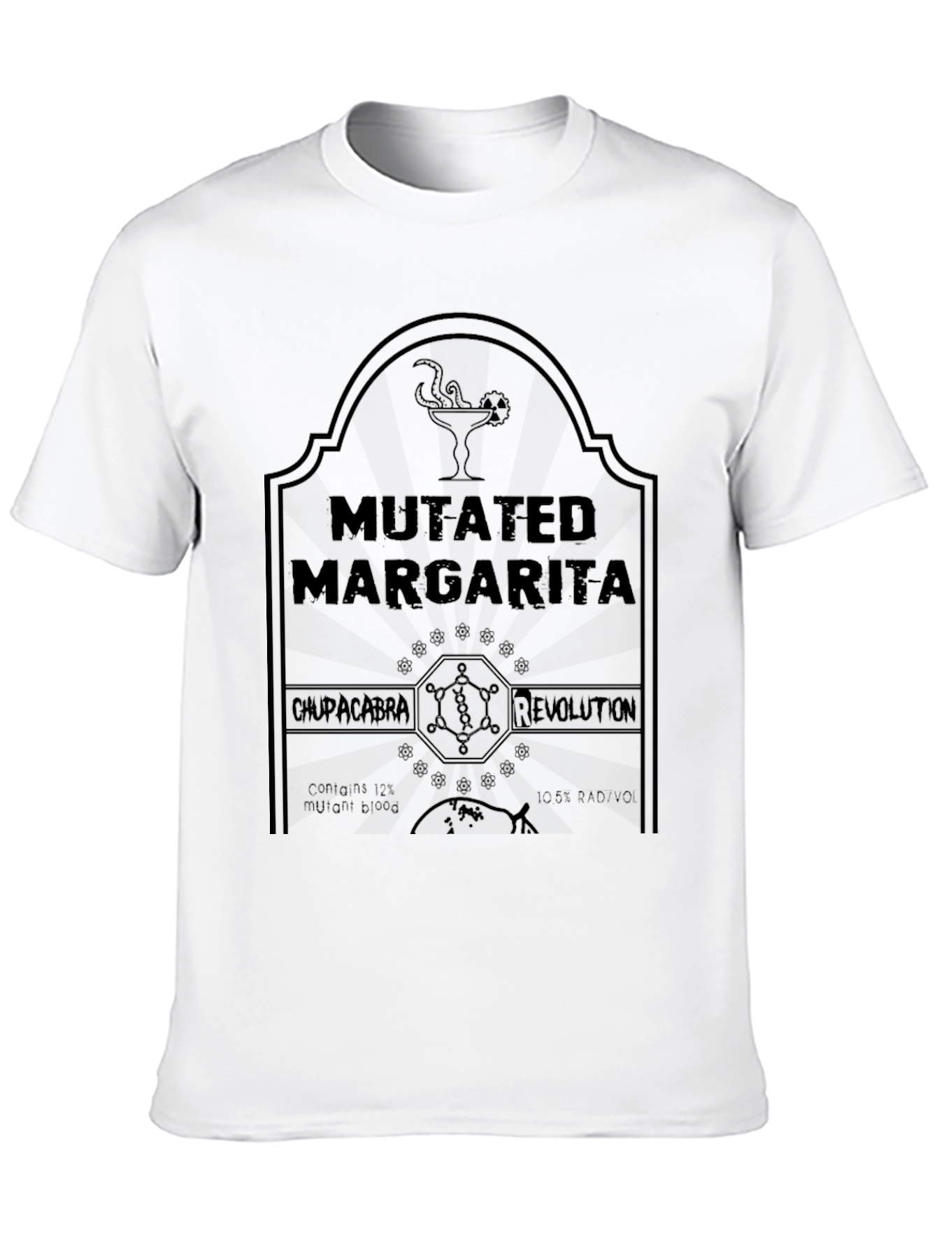 Mutated Margarita Graphic Tee - Chupacabra Revolution T-Shirt