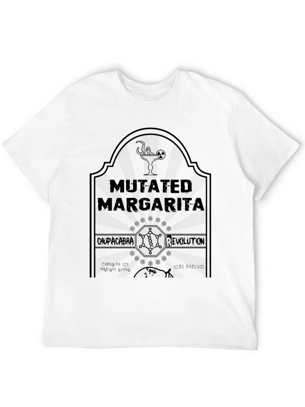 Mutated Margarita Graphic Tee - Chupacabra Revolution T-Shirt