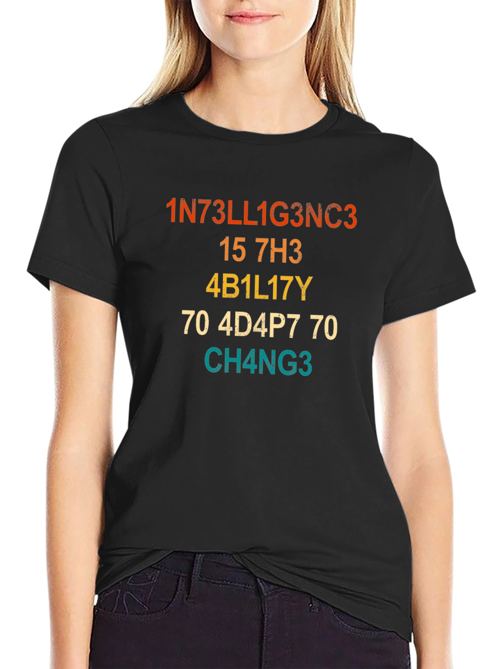 Intelligence Pun T-Shirt - Be the Change