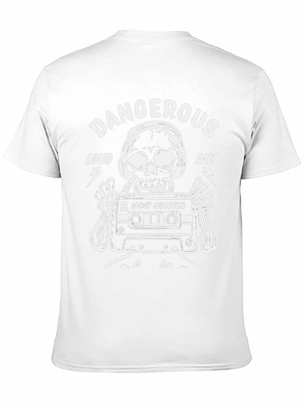 Dangerous Skull Graphic Tee - Loud & Fast Style