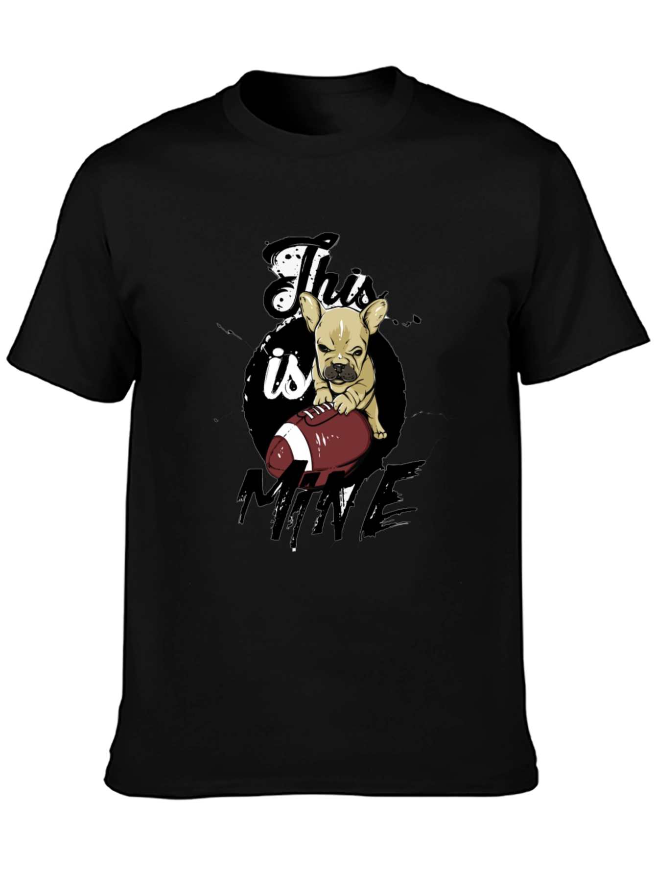 Bulldog Football T-Shirt - This is Mine!
