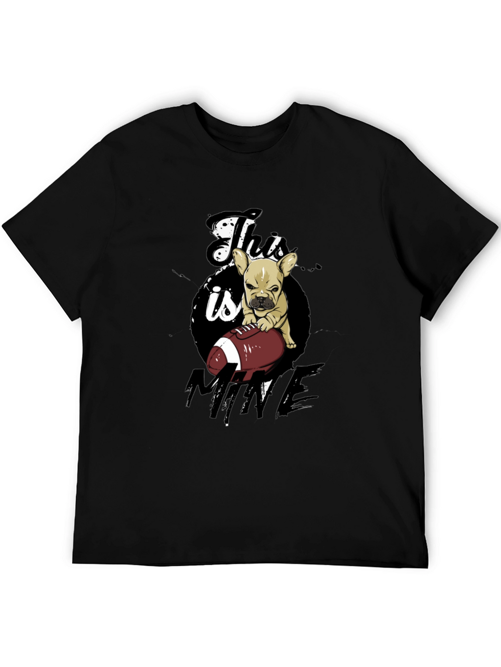 Bulldog Football T-Shirt - This is Mine!