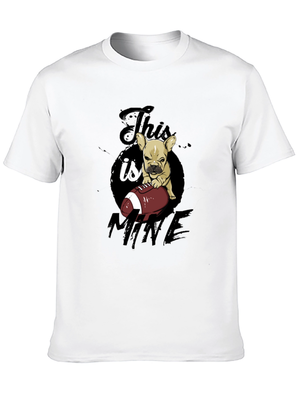 Bulldog Football T-Shirt - This is Mine!