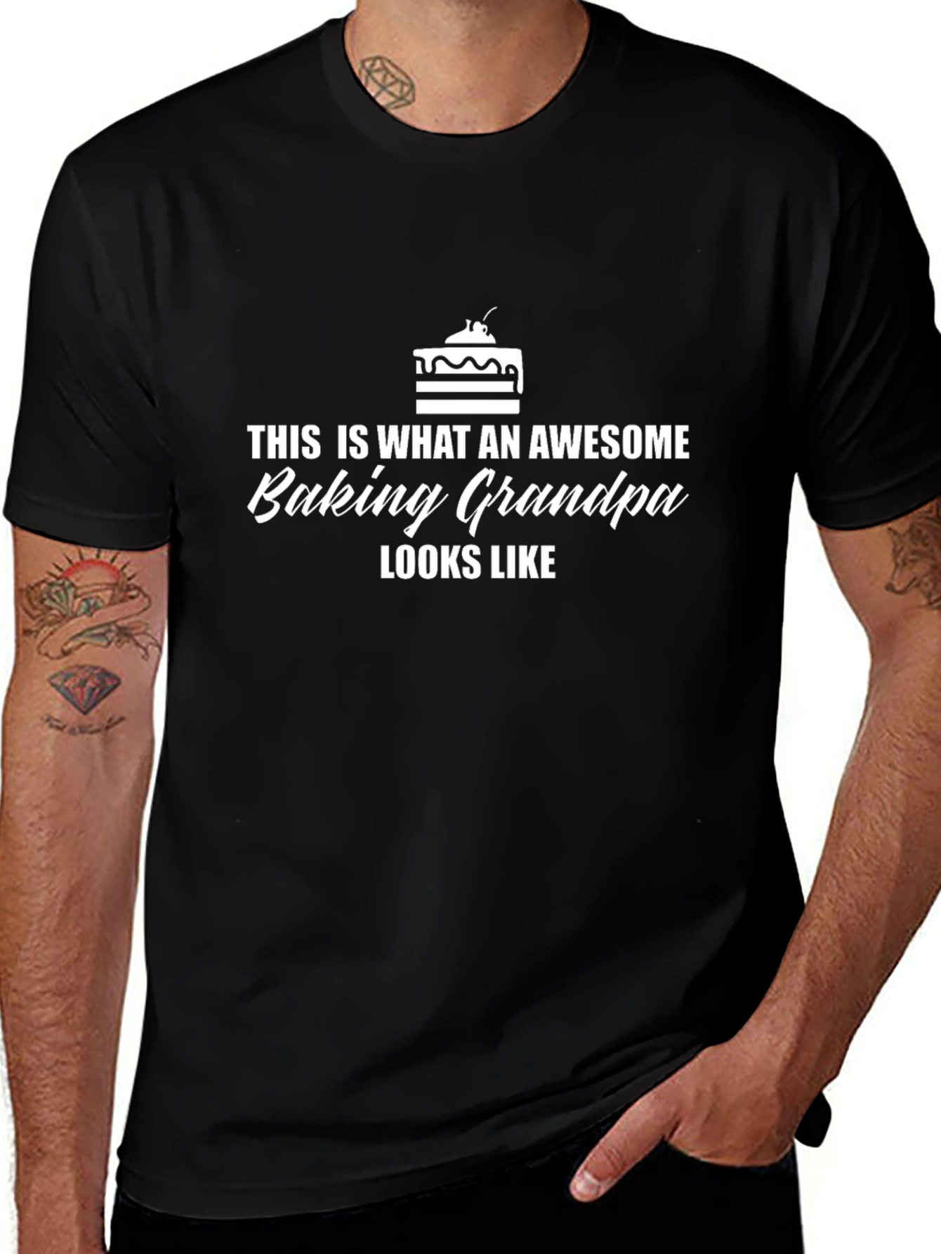 Awesome Baking Grandpa T-Shirt