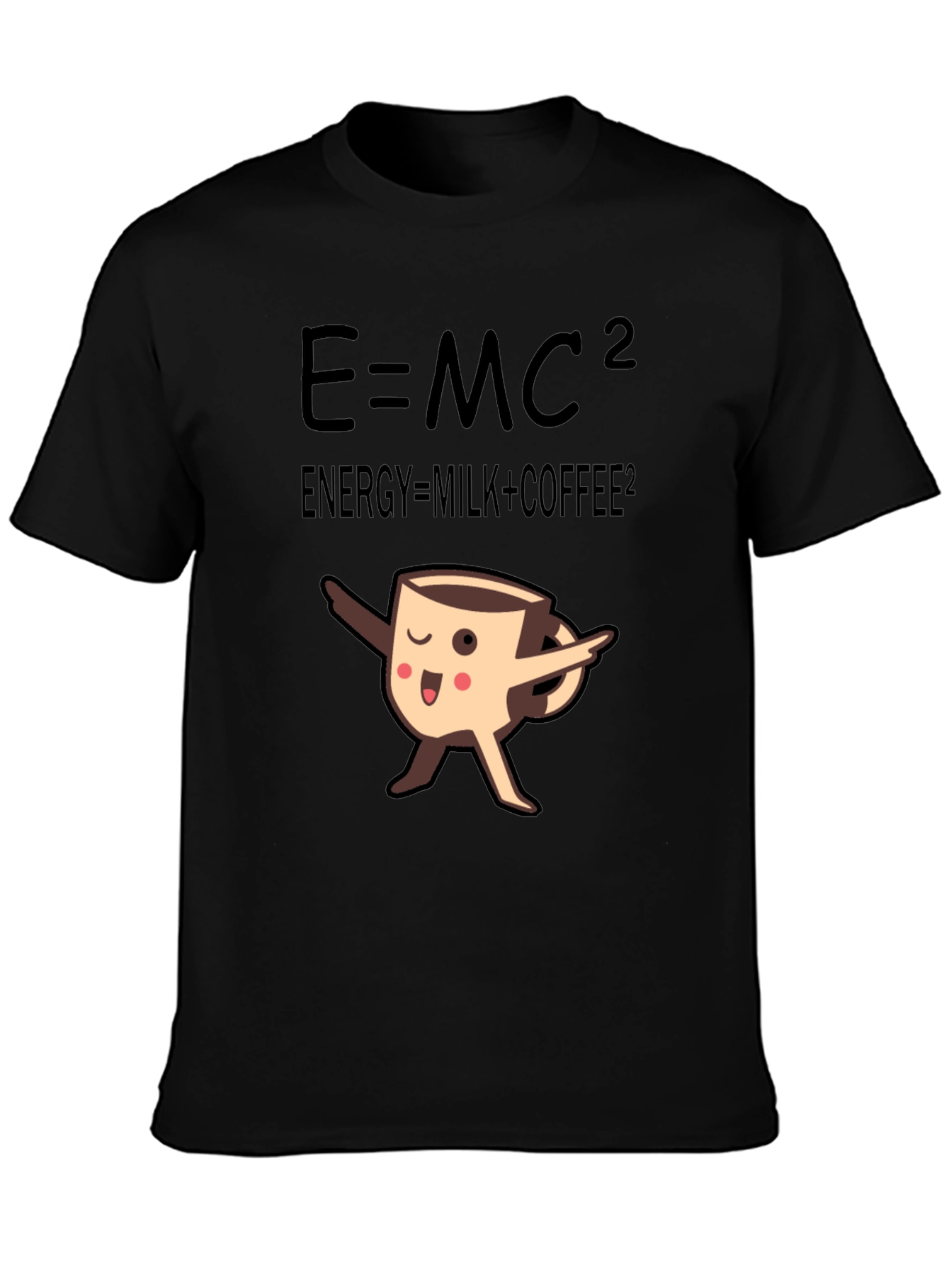 Energy = Milk + Coffee T-Shirt - Funny Physics Tee