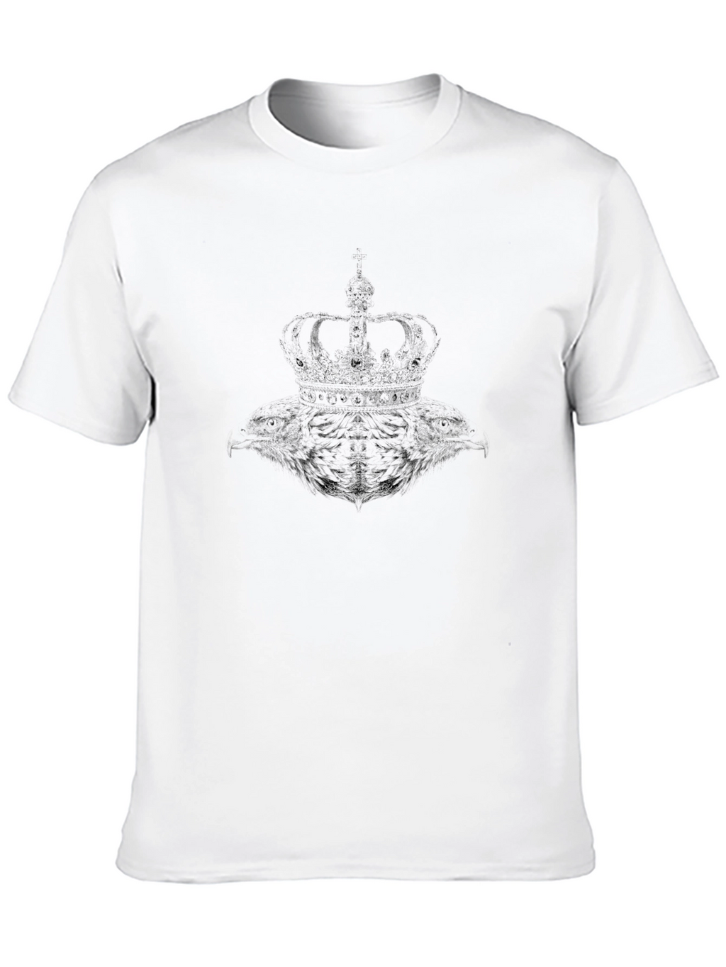 King Crown Graphic Tee - Black Casual T-Shirt