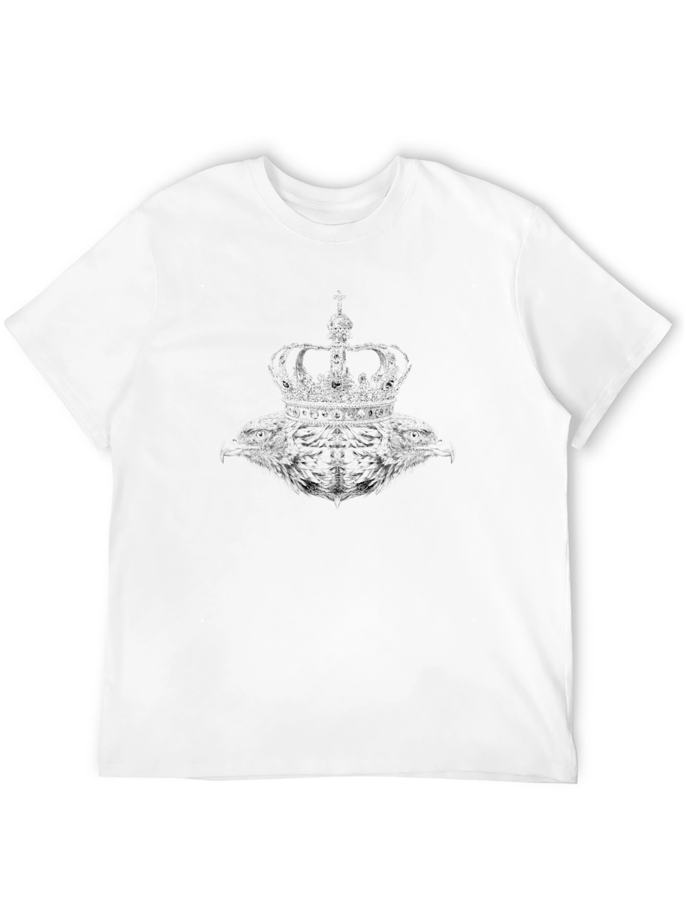 King Crown Graphic Tee - Black Casual T-Shirt