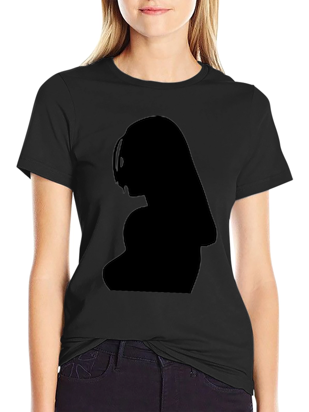 Silhouette Graphic Print Mens T-Shirt