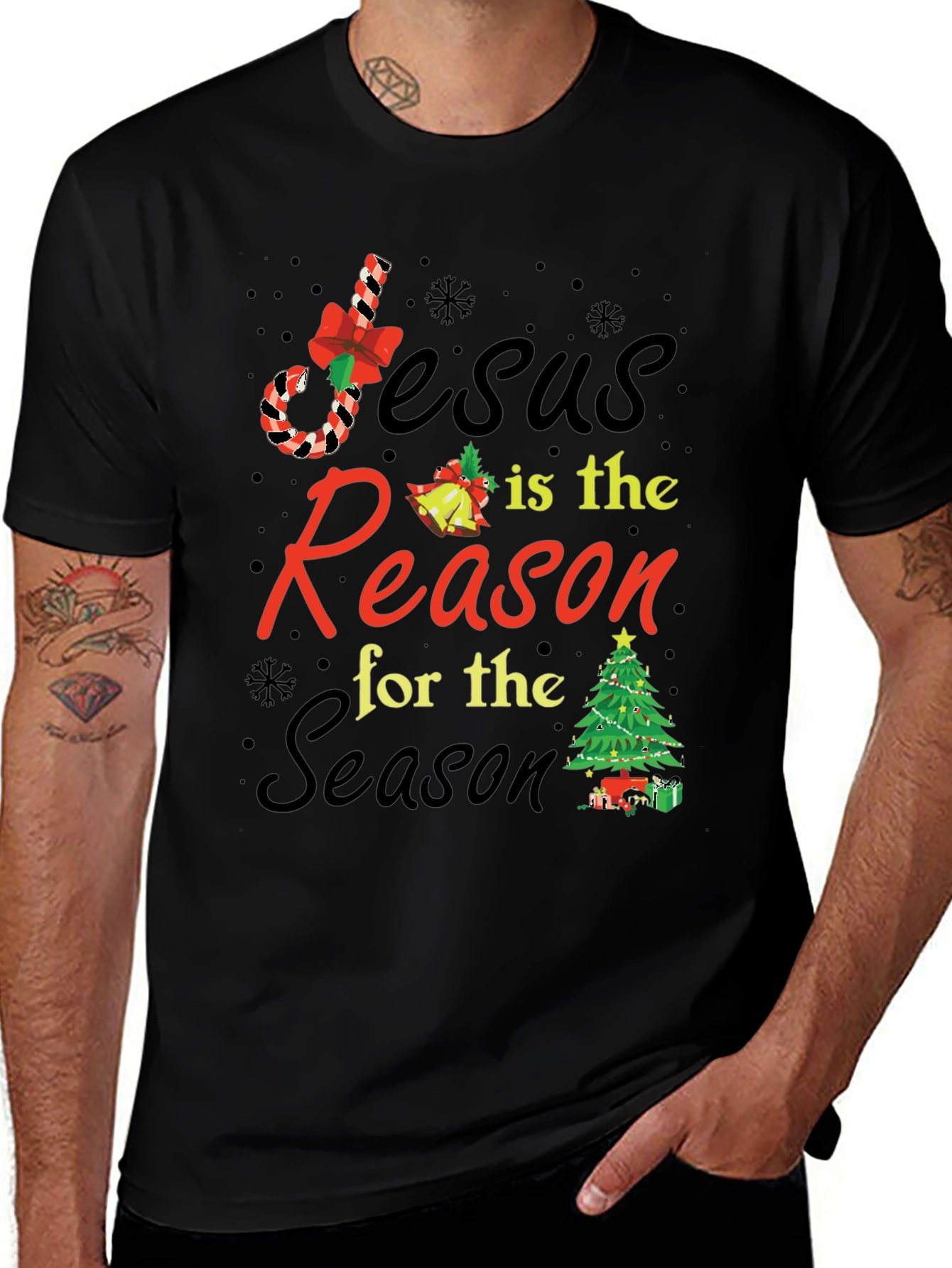 Jesus is the Reason for the Season Graphic T-Shirt