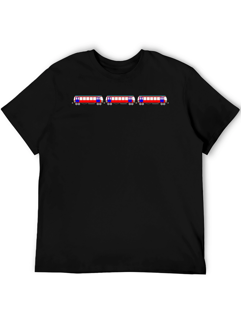 Train Graphic Black T-Shirt
