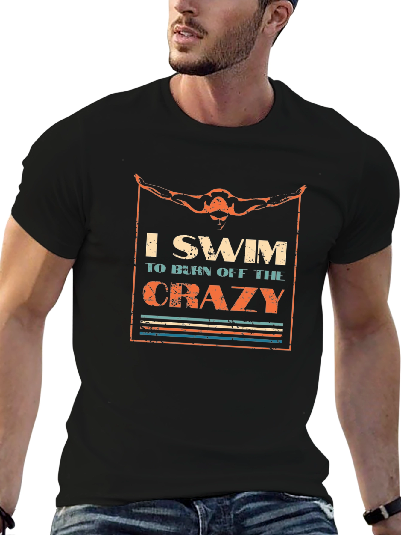 I Swim To Burn Off The Crazy T-Shirt