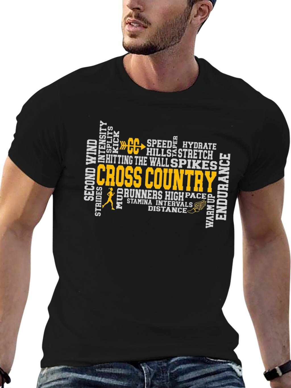 Cross Country Runner Graphic Tee