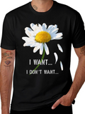 Daisy I Want I Dont Want Black T-Shirt
