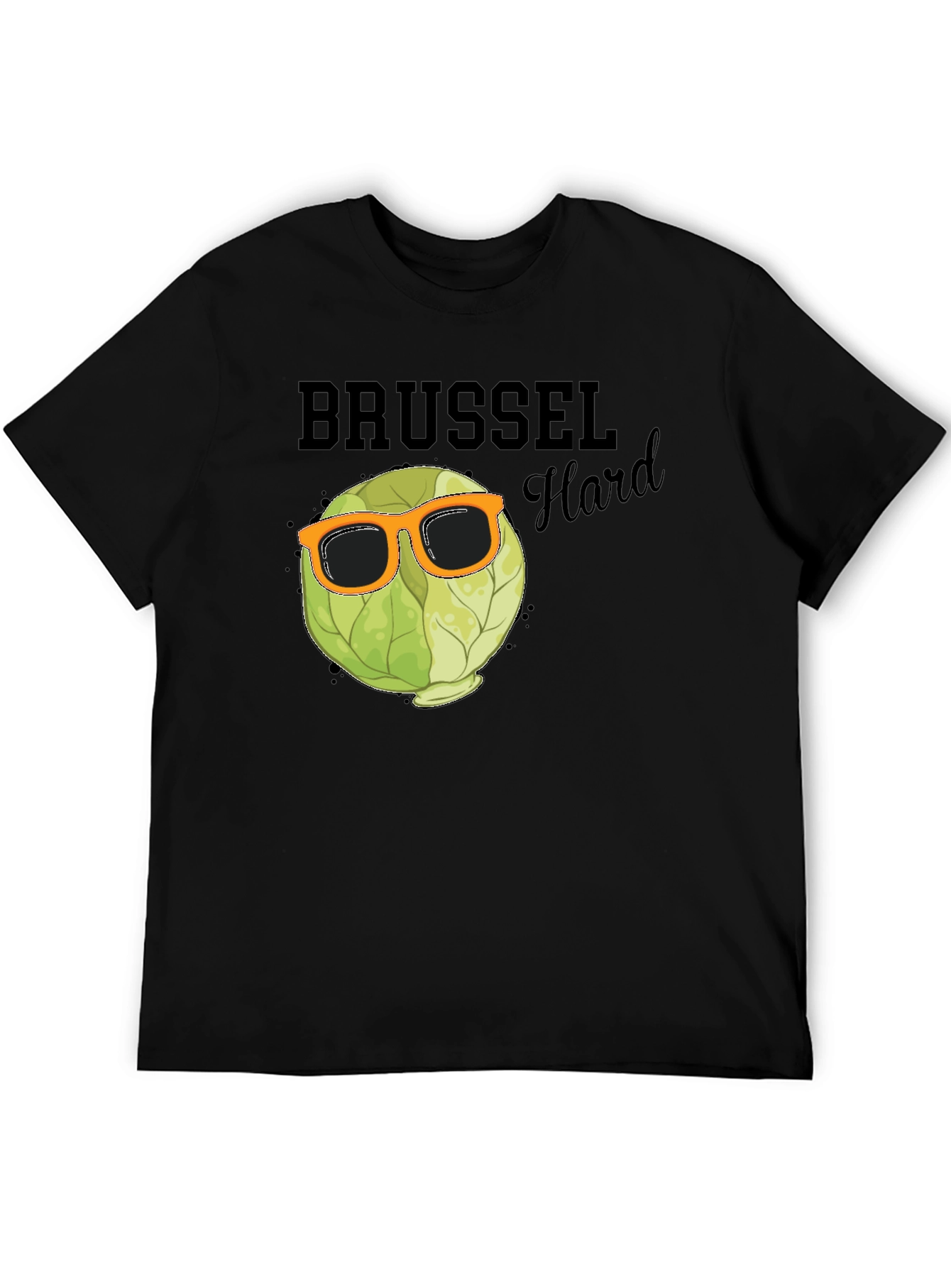 Brussels Hard Mens Black T-Shirt