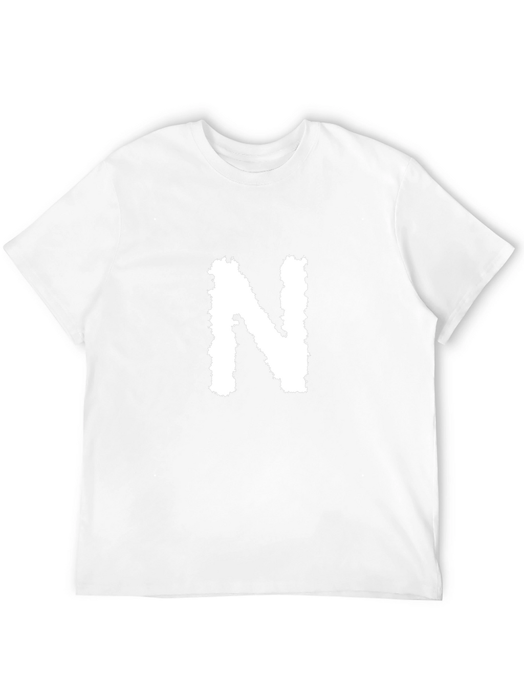 Black T-Shirt with White N