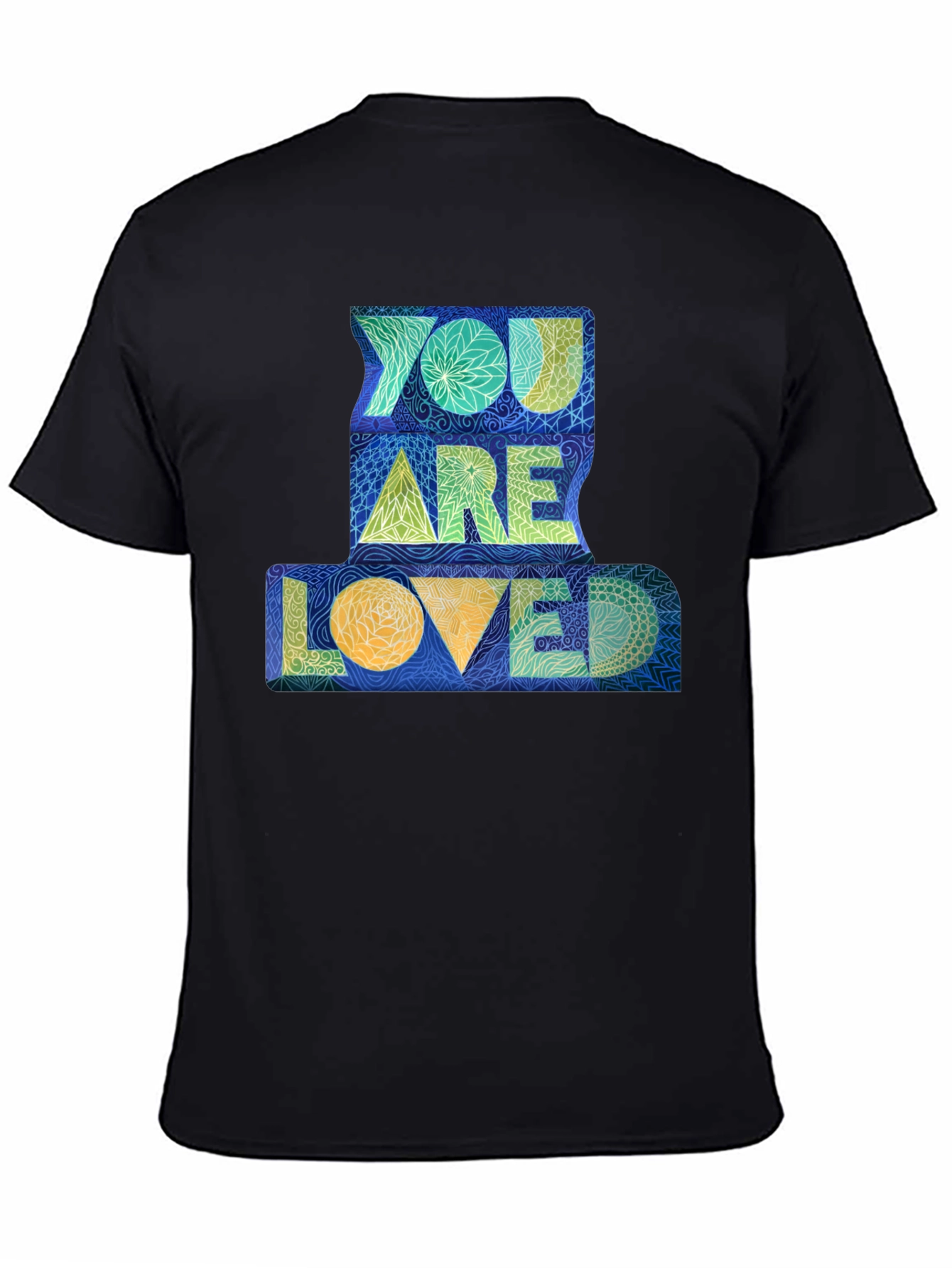 You Are Loved Graphic Tee - Black Unisex T-Shirt