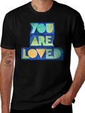 You Are Loved Graphic Tee - Black Unisex T-Shirt