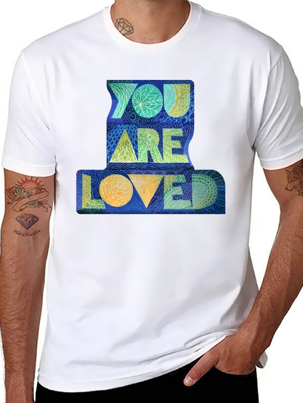 You Are Loved Graphic Tee - Black Unisex T-Shirt