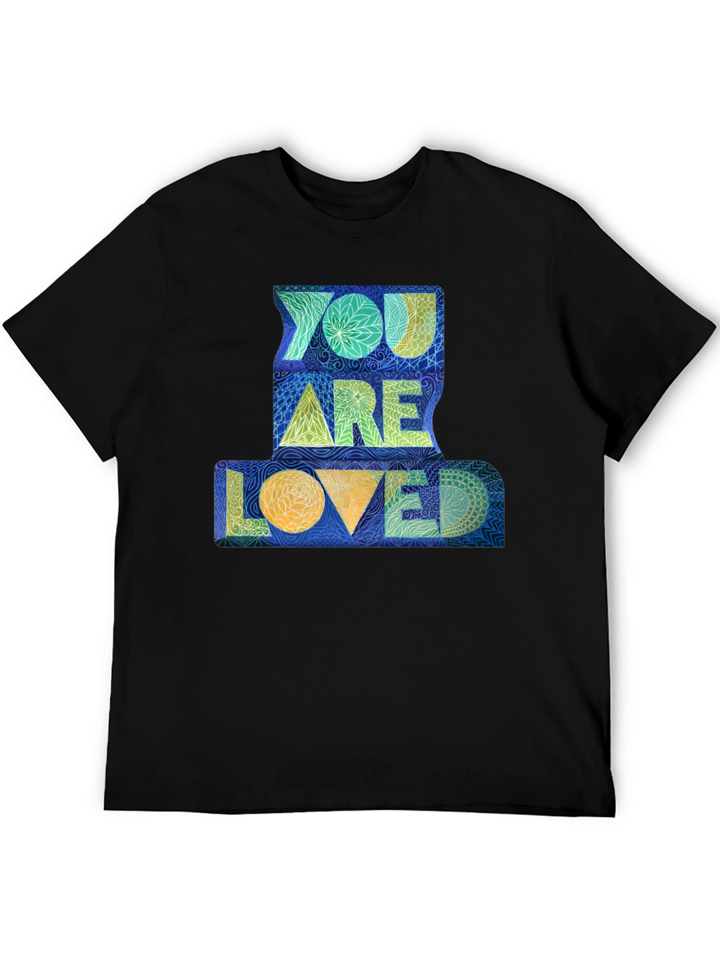 You Are Loved Graphic Tee - Black Unisex T-Shirt