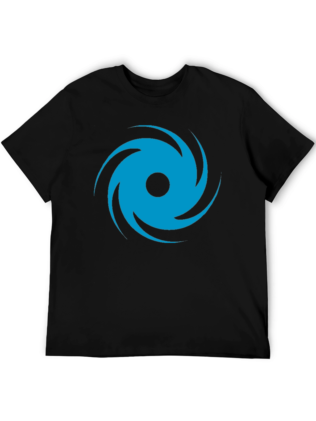 🌀Whirlwind Graphic T-Shirt - Casual Black Tee