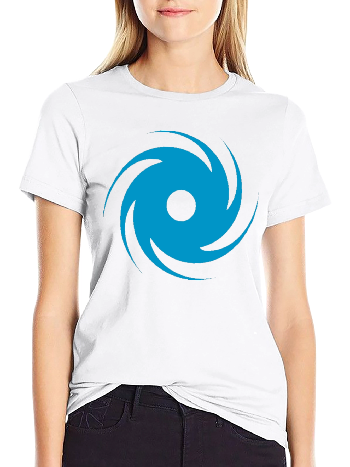 🌀Whirlwind Graphic T-Shirt - Casual Black Tee